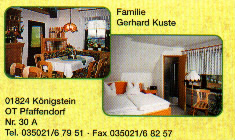Gasthaus und Pension Zum Pfaffenstein
